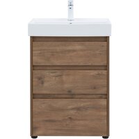  Aquanet Тумба под умывальник Nova Lite 60 302471 (дуб рустикальный) - Превью изображения №5 — Интернет-магазин Time-Shop