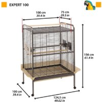 Клетка Ferplast Expert 100 55042521 - Превью изображения №2 — Интернет-магазин Time-Shop