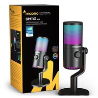 Проводной микрофон Maono DM30 RGB (розовый) - Превью изображения №2 — Интернет-магазин Time-Shop