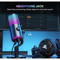 Проводной микрофон Maono DM30 RGB (розовый) - Превью изображения №6 — Интернет-магазин Time-Shop