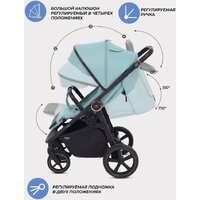 Коляска прогулочная «книга» MOWbaby Trail 2025 MB090 (зеленый) - Превью изображения №6 — Интернет-магазин Time-Shop