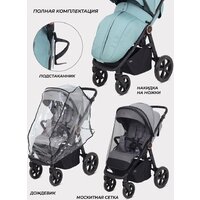 Коляска прогулочная «книга» MOWbaby Trail 2025 MB090 (зеленый) - Превью изображения №9 — Интернет-магазин Time-Shop