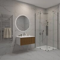  ЗОВ Тумба с умывальником Кито 100 K100LW0MRM-OL100 (белый/тростник) - Превью изображения №4 — Интернет-магазин Time-Shop