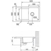 Кухонная мойка Franke Orion OID 611-62 143.0757.988 (серый) - Превью изображения №2 — Интернет-магазин Time-Shop