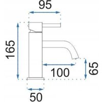 Смеситель Rea Lungo REA-B4527 (матовое золото) - Превью изображения №4 — Интернет-магазин Time-Shop