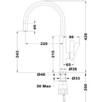 Смеситель TEKA Maestro 116030034 - Превью изображения №2 — Интернет-магазин Time-Shop