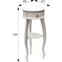 Консольный стол Мебелик Берже 12 (белый ясень) - Превью изображения №5 — Интернет-магазин Time-Shop