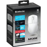 Игровая мышь Defender Arcade Pro GM-381 (белый) - Превью изображения №5 — Интернет-магазин Time-Shop