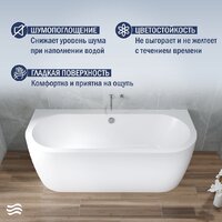 Ванна Lauter Imperia 170x75 21080075 (с каркасом и сифоном 21Y11030 хром) - Превью изображения №4 — Интернет-магазин Time-Shop