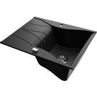 Кухонная мойка Kernau KGS O 4565 1B1D Black Metallic - Превью изображения №3 — Интернет-магазин Time-Shop