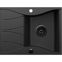 Кухонная мойка Kernau KGS O 4565 1B1D Black Metallic - Превью изображения №2 — Интернет-магазин Time-Shop