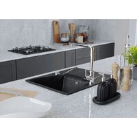 Кухонная мойка Kernau KGS O 4565 1B1D Black Metallic - Превью изображения №5 — Интернет-магазин Time-Shop