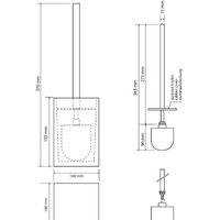 Ершик для унитаза Bemeta Vista 120113316-102 - Превью изображения №2 — Интернет-магазин Time-Shop