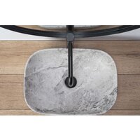 Умывальник Rea Livia (камень матовый) - Превью изображения №4 — Интернет-магазин Time-Shop