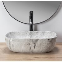 Умывальник Rea Livia (камень матовый) - Превью изображения №3 — Интернет-магазин Time-Shop