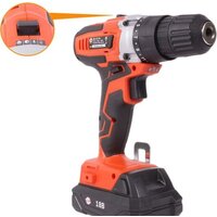 Дрель-шуруповерт Калибр ДА-18-2А+ (с 2-мя АКБ, кейс) - Превью изображения №2 — Интернет-магазин Time-Shop