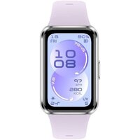 Фитнес-браслет Huawei Band 11 (серебристый алюминиевый корпус, с сиреневым силиконовым ремешком, международная версия) - Превью изображения №2 — Интернет-магазин Time-Shop