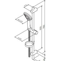 Душевая система  AM.PM F0190100 - Превью изображения №2 — Интернет-магазин Time-Shop