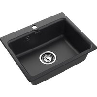 Кухонная мойка GranFest SMART 520 (черный) - Превью изображения №2 — Интернет-магазин Time-Shop