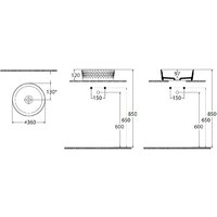 Умывальник Allen Brau Fantasy Romb 36 4.11033.31 черный матовый - Превью изображения №2 — Интернет-магазин Time-Shop