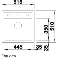 Кухонная мойка Blanco Dalago 5 525871 (черный) - Превью изображения №3 — Интернет-магазин Time-Shop
