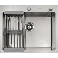 Кухонная мойка ARFEKA Eco AR 60x50 + Japeto + CL AR + DS AR (Satin, с дозатором и коландером) - Превью изображения №2 — Интернет-магазин Time-Shop