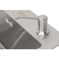 Кухонная мойка ARFEKA Eco AR 60x50 + Japeto + CL AR + DS AR (Satin, с дозатором и коландером) - Превью изображения №9 — Интернет-магазин Time-Shop