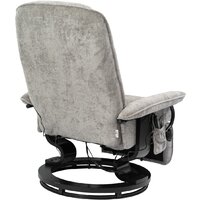 Массажное кресло Calviano 23 (серый плюш) - Превью изображения №3 — Интернет-магазин Time-Shop