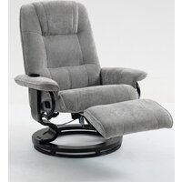 Массажное кресло Calviano 23 (серый плюш) - Превью изображения №6 — Интернет-магазин Time-Shop