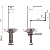 Смеситель Ahti Kotka KO201001 - Превью изображения №2 — Интернет-магазин Time-Shop