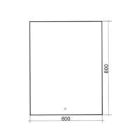  Toppus Зеркало Silk 60x80 - Превью изображения №3 — Интернет-магазин Time-Shop