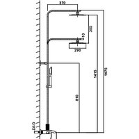 Душевая система  FRAP F24803 - Превью изображения №7 — Интернет-магазин Time-Shop