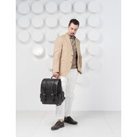 Городской рюкзак Carlo Gattini Montalbano Classico 3097-04 (темно-коричневый) - Превью изображения №6 — Интернет-магазин Time-Shop