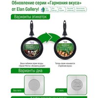 Сковорода Elan Gallery Гармония вкуса 120649 (изумруд) - Превью изображения №11 — Интернет-магазин Time-Shop