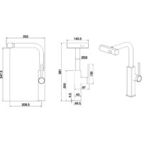 Смеситель Ekko E4709-7 - Превью изображения №2 — Интернет-магазин Time-Shop