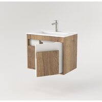  Дабер Тумба под умывальник 016 WeltWasser Deilbach 7517-60 Т16.6W.0.21 (дуб галифакс/белый) - Превью изображения №2 — Интернет-магазин Time-Shop