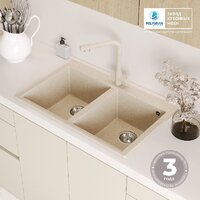 Кухонная мойка Polygran Brig 790 (опал) - Превью изображения №10 — Интернет-магазин Time-Shop