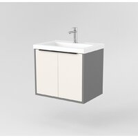  Дабер Тумба под умывальник 018 Тобага/Эридан 80 Т18.8Т.0.19Ч (бежевый/серый/ручка черная) - Превью изображения №2 — Интернет-магазин Time-Shop