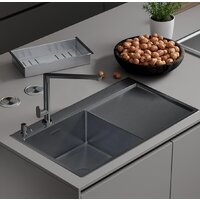 Roxen Vespa 560230-70LB PVD графит (с коландером и дозатором)