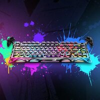 Клавиатура Gravastar Mercury V75 Pro Special Edition Neon Graffiti (GravaStar x Gateron Magnetic Jade Pro) - Превью изображения №2 — Интернет-магазин Time-Shop