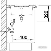 Кухонная мойка Blanco Metra 5 S (серый беж) [517348] - Превью изображения №6 — Интернет-магазин Time-Shop