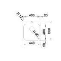 Кухонная мойка Blanco Supra 400-IF/A R12 526352 - Превью изображения №3 — Интернет-магазин Time-Shop