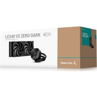 Система жидкостного охлаждения для процессора DeepCool LE240 V2 Zero Dark R-LE240ZERO-BKLNMD-G-1 - Превью изображения №6 — Интернет-магазин Time-Shop