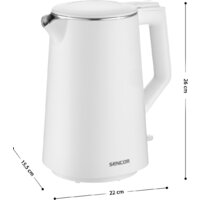 Электрический чайник Sencor SWK 0550WH - Превью изображения №2 — Интернет-магазин Time-Shop