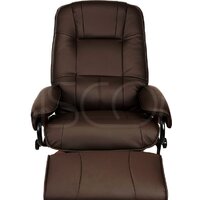Массажное кресло Calviano 1583 (коричневый) - Превью изображения №3 — Интернет-магазин Time-Shop