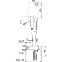 Гигиенический душ Raglo R03.52.06 - Превью изображения №2 — Интернет-магазин Time-Shop