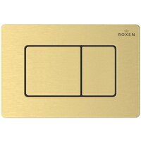 Унитаз подвесной Roxen Cube bidet в комплекте с инсталляцией StounFix Dual Fresh 6 в 1 968472 (кнопка: брашированное золото) - Превью изображения №12 — Интернет-магазин Time-Shop