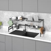 Сушилка для посуды Starax S-4152-A (антрацит) - Превью изображения №2 — Интернет-магазин Time-Shop