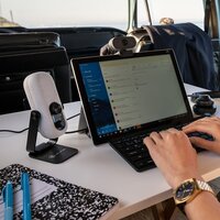 Проводной микрофон JLab GO Talk (белый) - Превью изображения №6 — Интернет-магазин Time-Shop