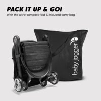 Коляска прогулочная «книга» Baby Jogger City Tour 2 (pitch black) - Превью изображения №2 — Интернет-магазин Time-Shop